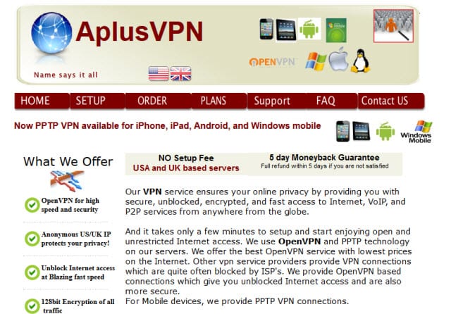 AplusVPN Review