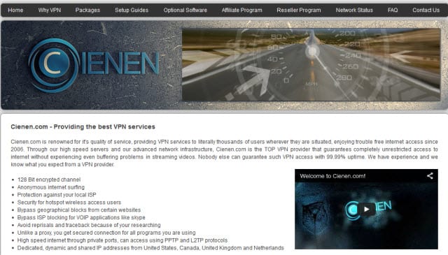 Cienen VPN Review