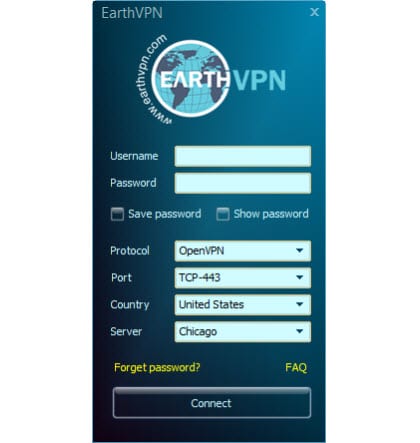 EarthVPN client