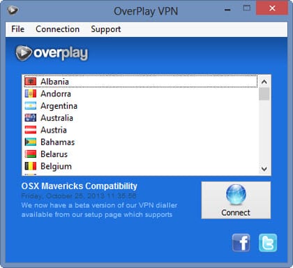 OverPlay Windows client