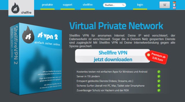 Shellfire VPN Review
