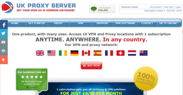 UK Proxy Server VPN Review