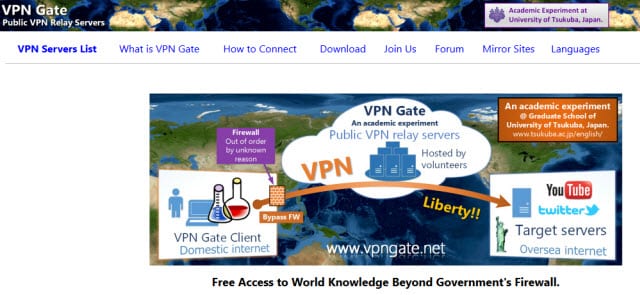 VPN Gate 