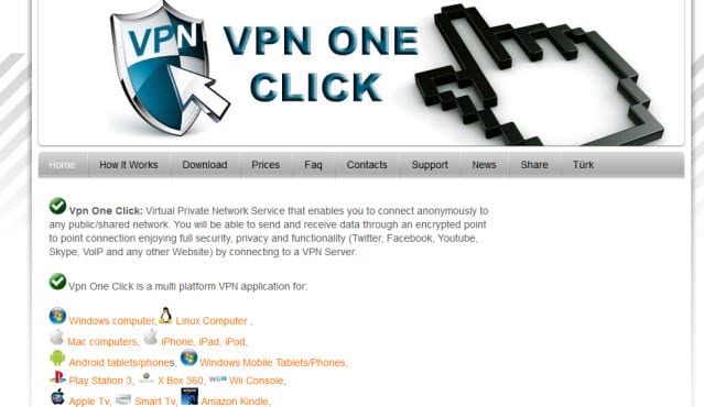 VPN One Click Review