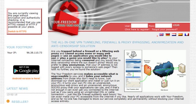 Your Freedom VPN Review