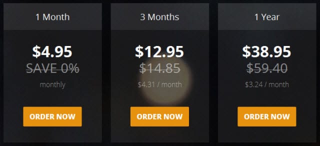 HideIPVPN SmartDNS pricing