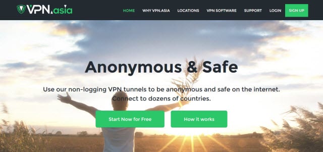 Vpn.asia समीक्षा