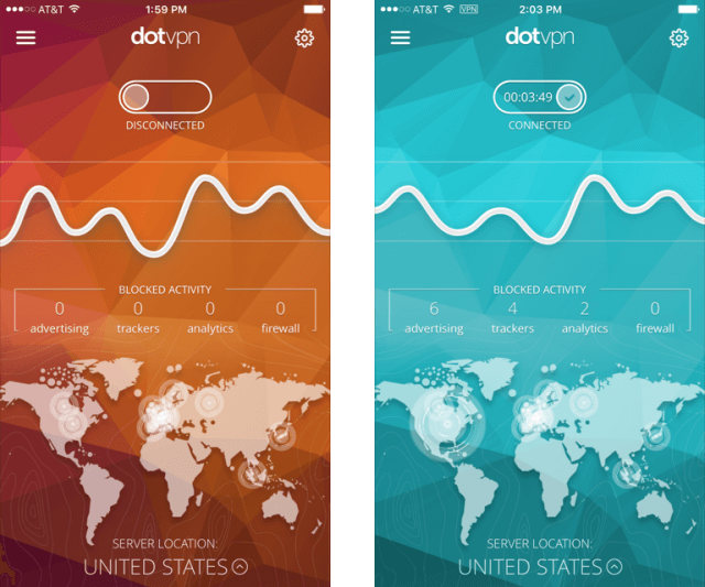 DotVPN iOS app