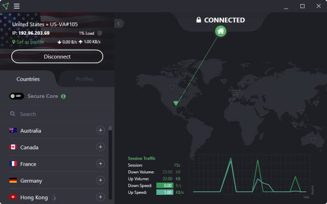 ProtonVPN Windows client