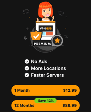 VPNhub pricing