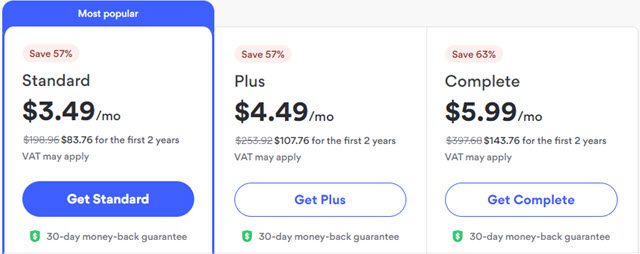 NordVPN pricing