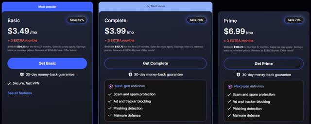 NordVPN pricing